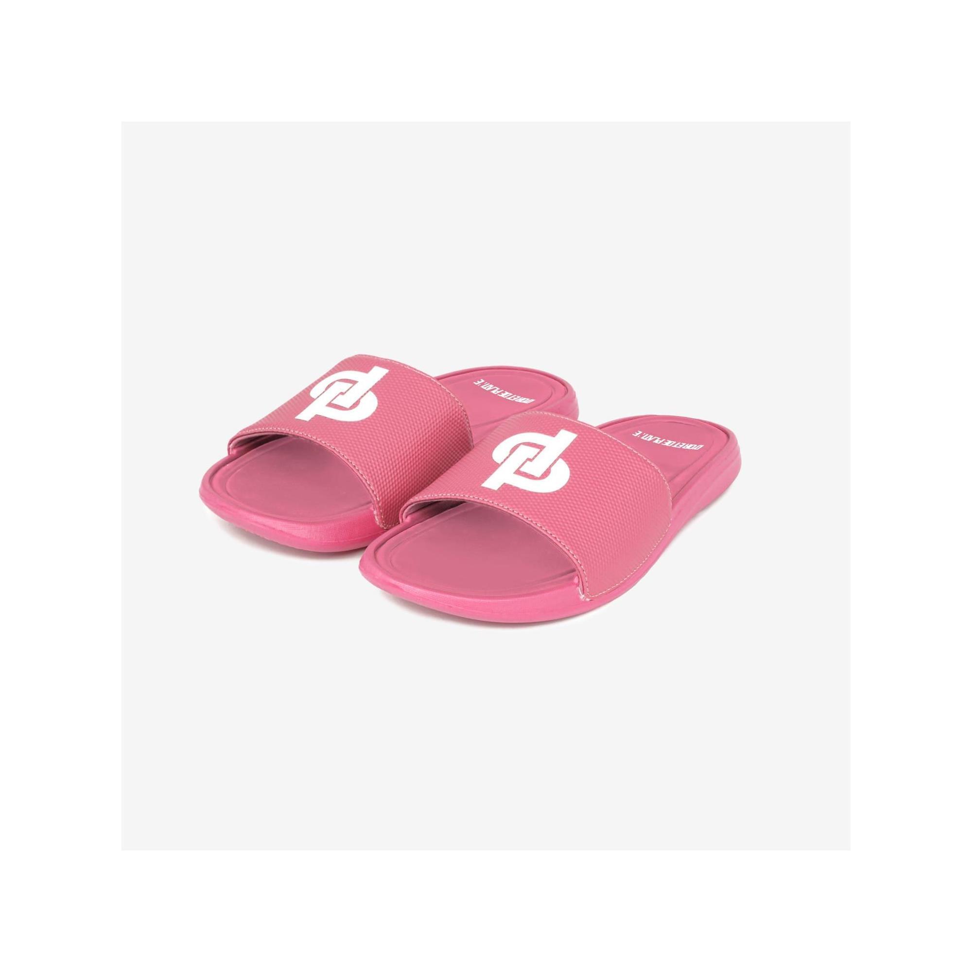claquette rose fluo