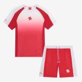 ENSEMBLE T-SHIRT + SHORT RED SUNSET - SUMMER 25