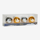 PACK DE 4 BOULES DE NOËL - LA ZONE
