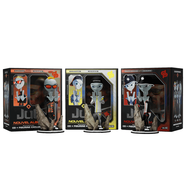 TP SUR TP - PACK 3 FIGURINE + CD